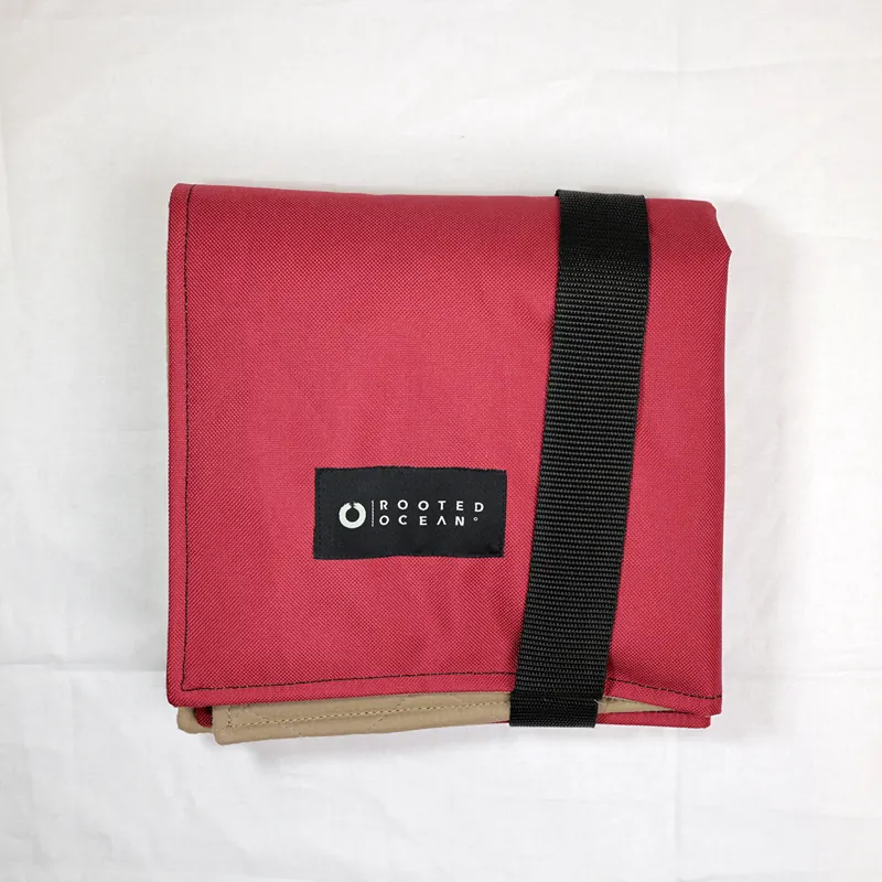 Rooted Ocean Adventure Blanket Burgandy